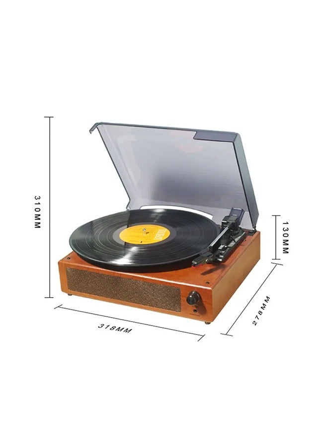 Bluetooth speaker retro phonograph gramophone vinyl record player Classic turntable playback Built-in Stereo Speaker 33/45/78RPM