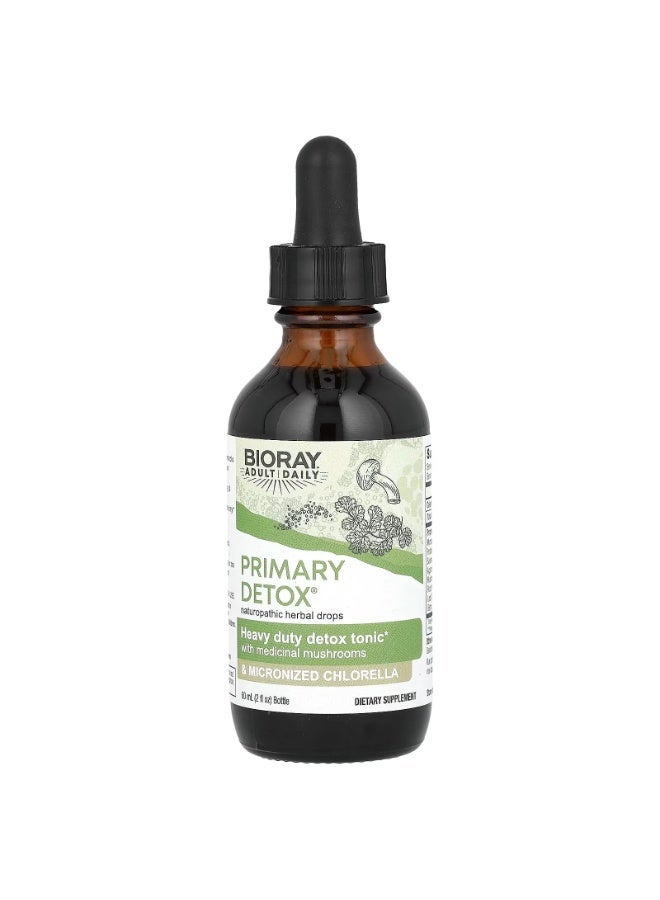 BIORAY Primary Detox, Heavy Duty Detox Tonic, Alcohol Free, 2 fl oz (60 ml) - Image 2