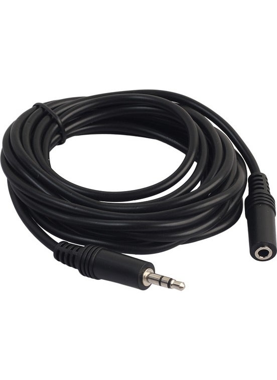 Hq Speed ​​Headphone Extension Cable Audio 3.5mm Aux Addition 5mt 