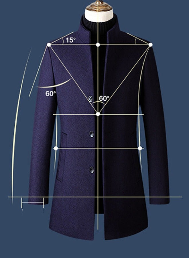 Beauenty Button Detailed Coat Grey - Image 2
