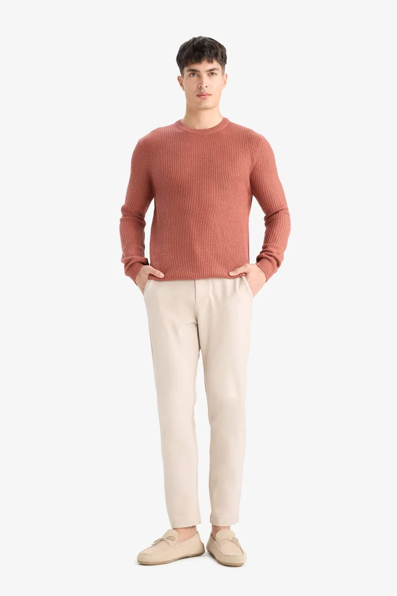 DeFacto Standard Fit Crew Neck Knitwear Pullover