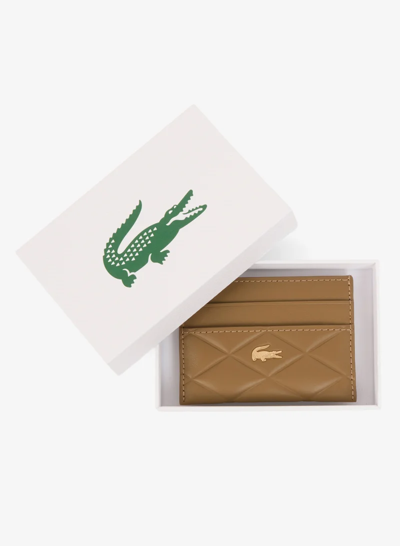 Lacoste  Crocodelle Leather Cardholder for Women | Best Price UAE