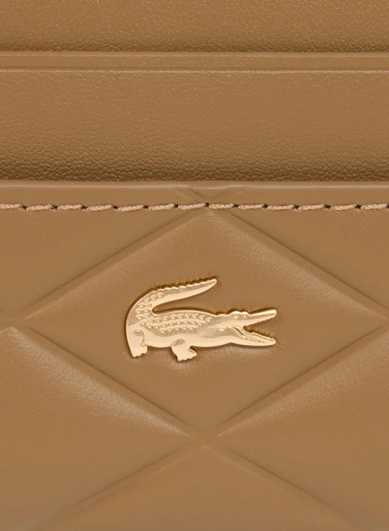 Lacoste  Crocodelle Leather Cardholder for Women | Best Price UAE