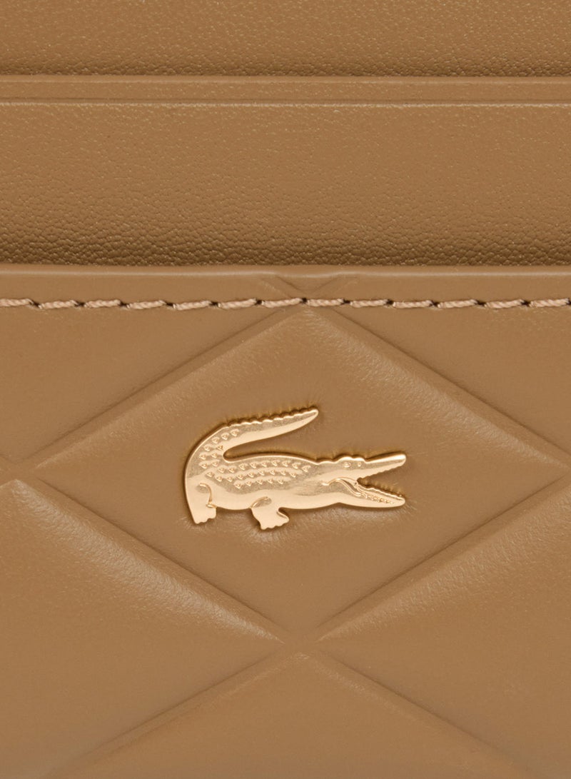 LACOSTE Crocodelle Leather Cardholder - Image 5