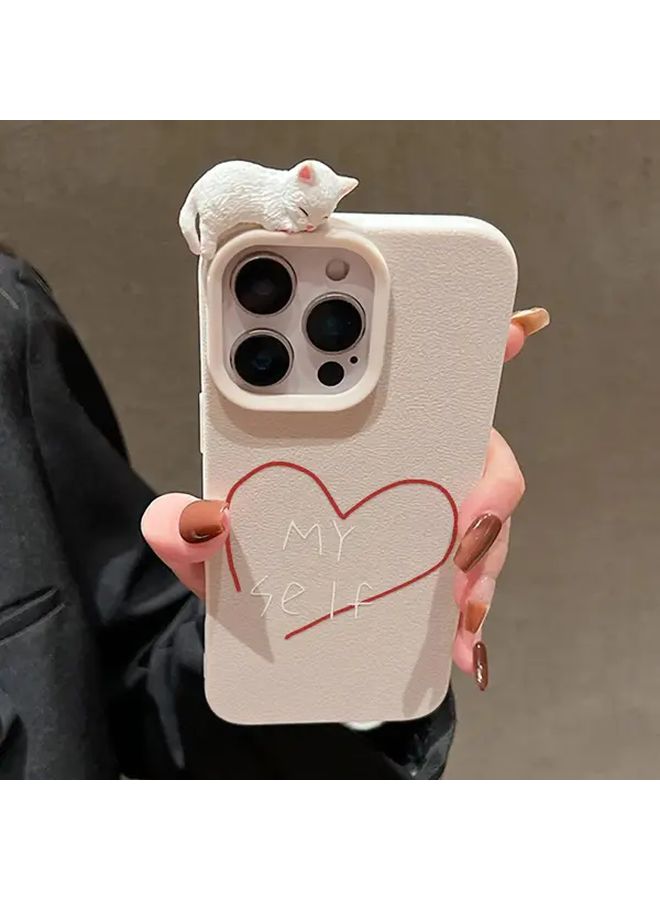 Mixed Color 4 Soft Cover with Line Love Heart for IPhone 16 Pro Max - Image 1