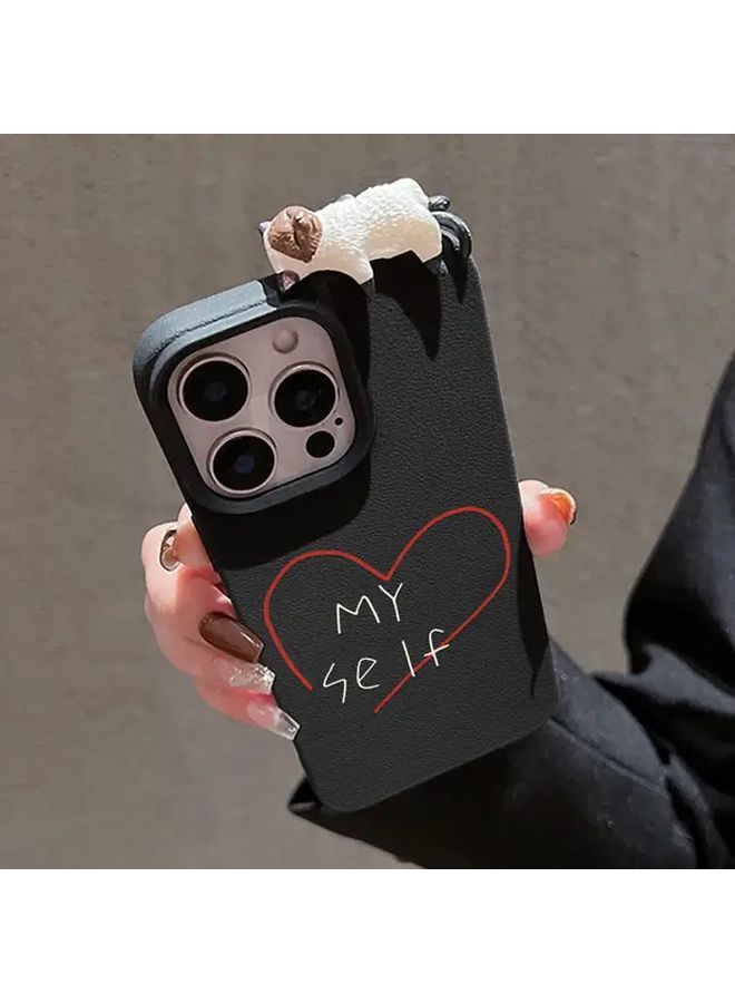 Mixed Color 4 Soft Cover with Line Love Heart for IPhone 16 Pro Max - Image 4