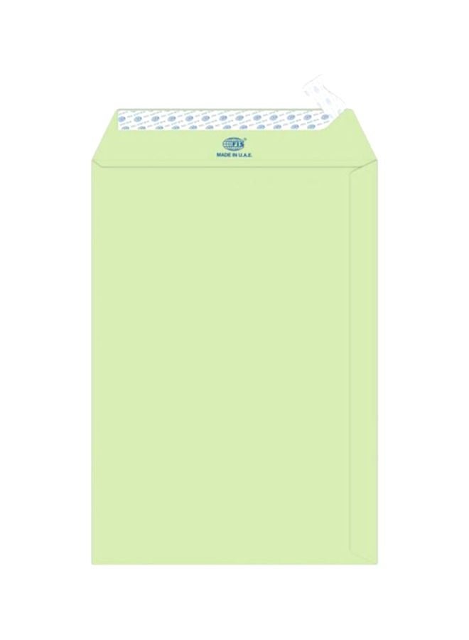 FIS Color Envelopes, Pastel Green, Peel & Seal, 9 x 6 inch, 50 Pieces - Image 2