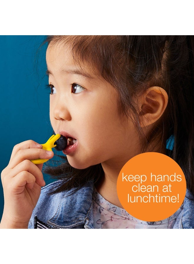 b.box Mini Flork – 3 Pack, Toddler Training Utensil for Self-Feeding, Soft, Safe, and Reusable, Fun Mealtime Essential, 3pcs Set - Image 4