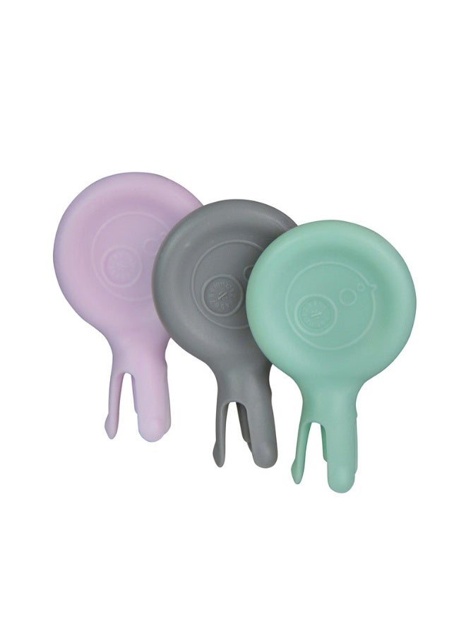 b.box Mini Flork – 3 Pack, Toddler Training Utensil for Self-Feeding, Soft, Safe, and Reusable, Fun Mealtime Essential, 3pcs Set - Image 1