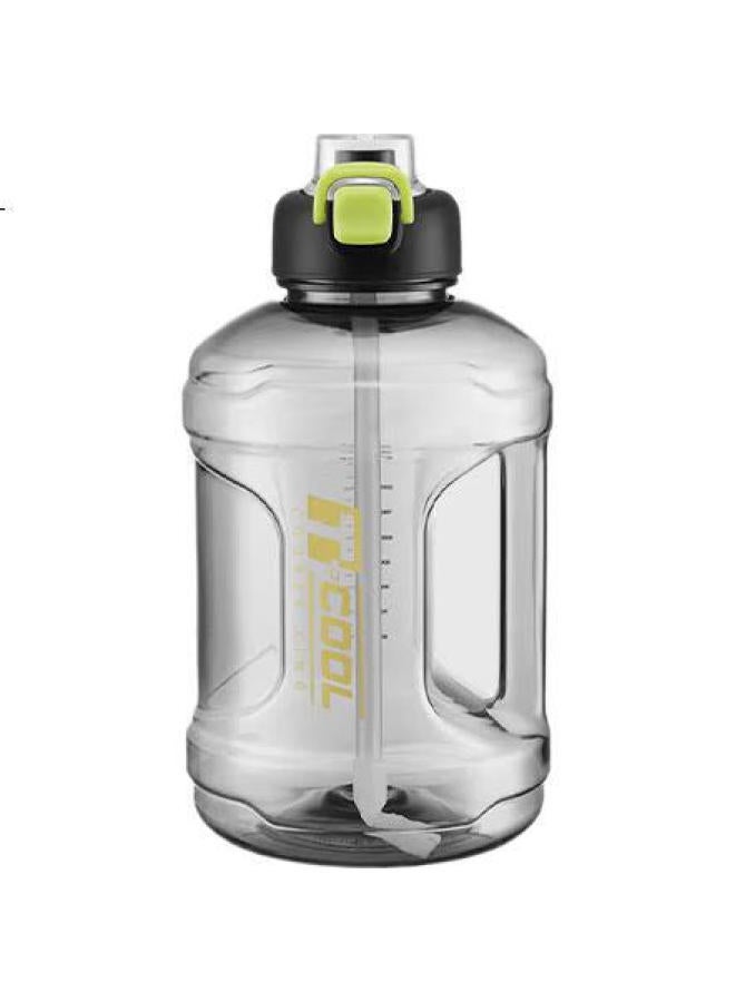 COOKER KING Chuidahuang Sports Water Bottle, Large Capacity, Plastic Water Jug, Black, 2200Ml - Image 1