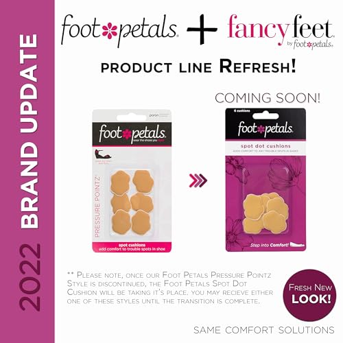 Foot Petals Spot Dot Cushion Scalloped Pressure Point Solution For Blister Relief, Khaki - Image 2