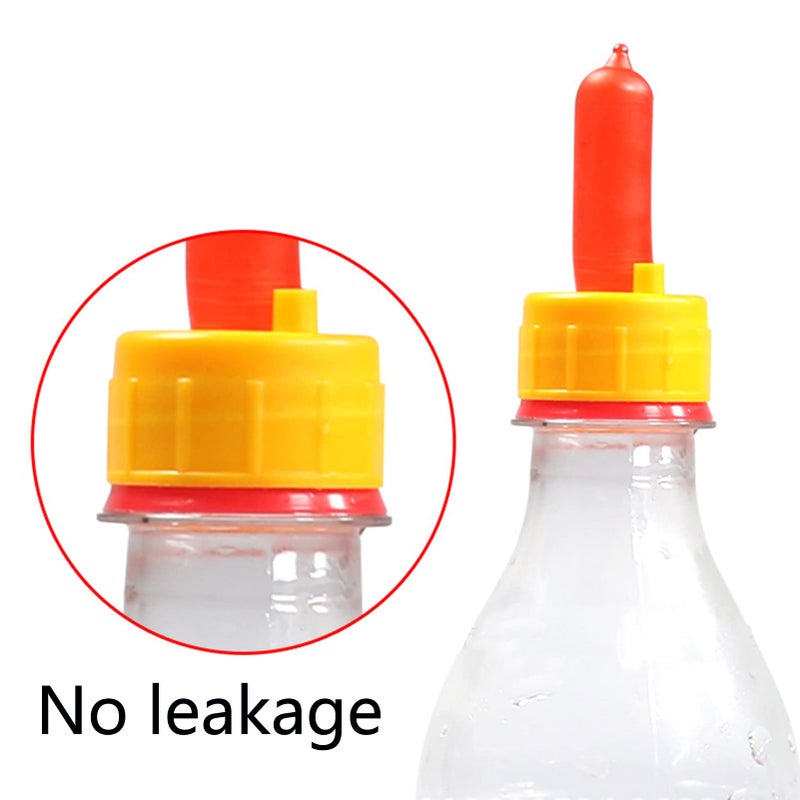 Gavigain 10Pcs Goat Nursing Nipple,Resilient Silicone Milk Drink Bottle Nipple for Animals,Sheep Nursing Feeder Nipple for Orphaned Small Animal Feed,Soft Rubber Pacifier for Nursing Lambs and Goat - Image 5