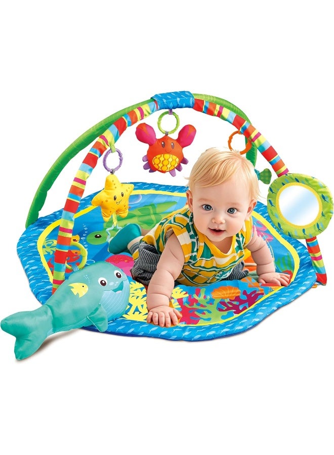 EMILYSTORES Princess Prince Baby Activity Play Gym Mats Ocean Park - Image 2