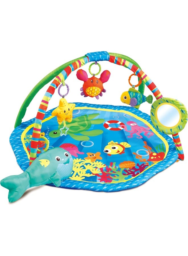 EMILYSTORES Princess Prince Baby Activity Play Gym Mats Ocean Park - Image 1