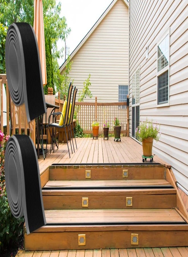 zarini شريط زاريني مانع للانزلاق بطول متر واحد للدرج - واقي حافة الدرج، واقيات حواف وزوايا الأمان، شرائط توصيل الأرضيات للدرج - 6 سم (متعدد الألوان) - Image 4