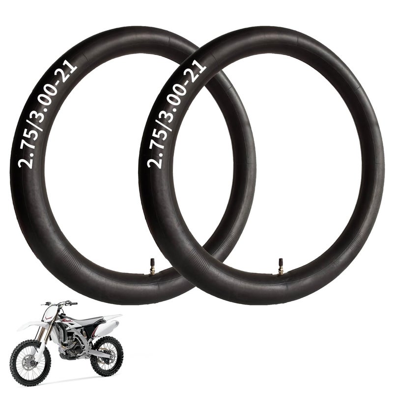 Hromra 27530021 Heavy Replacement Inner Tube 801002130032521 Replacement Tire 21 Inch Inner Tube for Dirt Bike Pit Bike and More 2 Pack - Image 2
