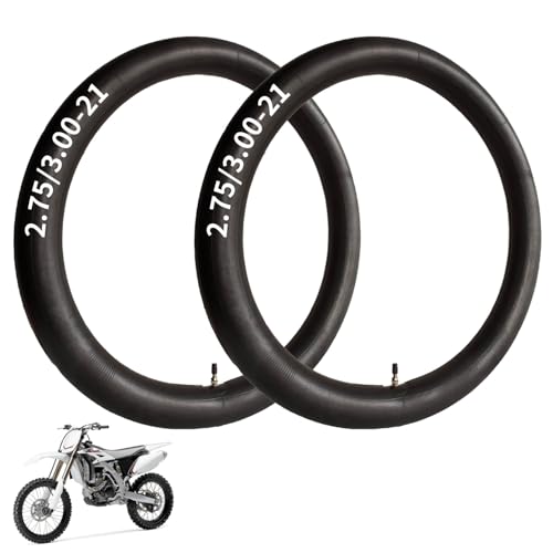 Hromra 27530021 Heavy Replacement Inner Tube 801002130032521 Replacement Tire 21 Inch Inner Tube for Dirt Bike Pit Bike and More 2 Pack - Image 1