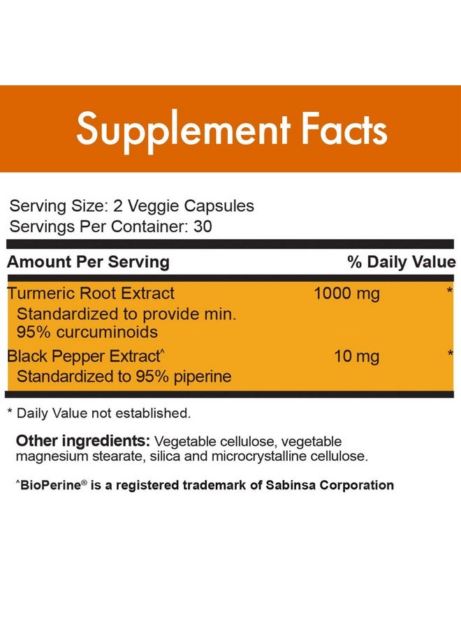 stop aging now - Stop Aging Now - Curcumin2K Formula with BioPerine Black Pepper Extract for Up to 2000% Greater Absorption - 60 Veggie Caps - Image 1