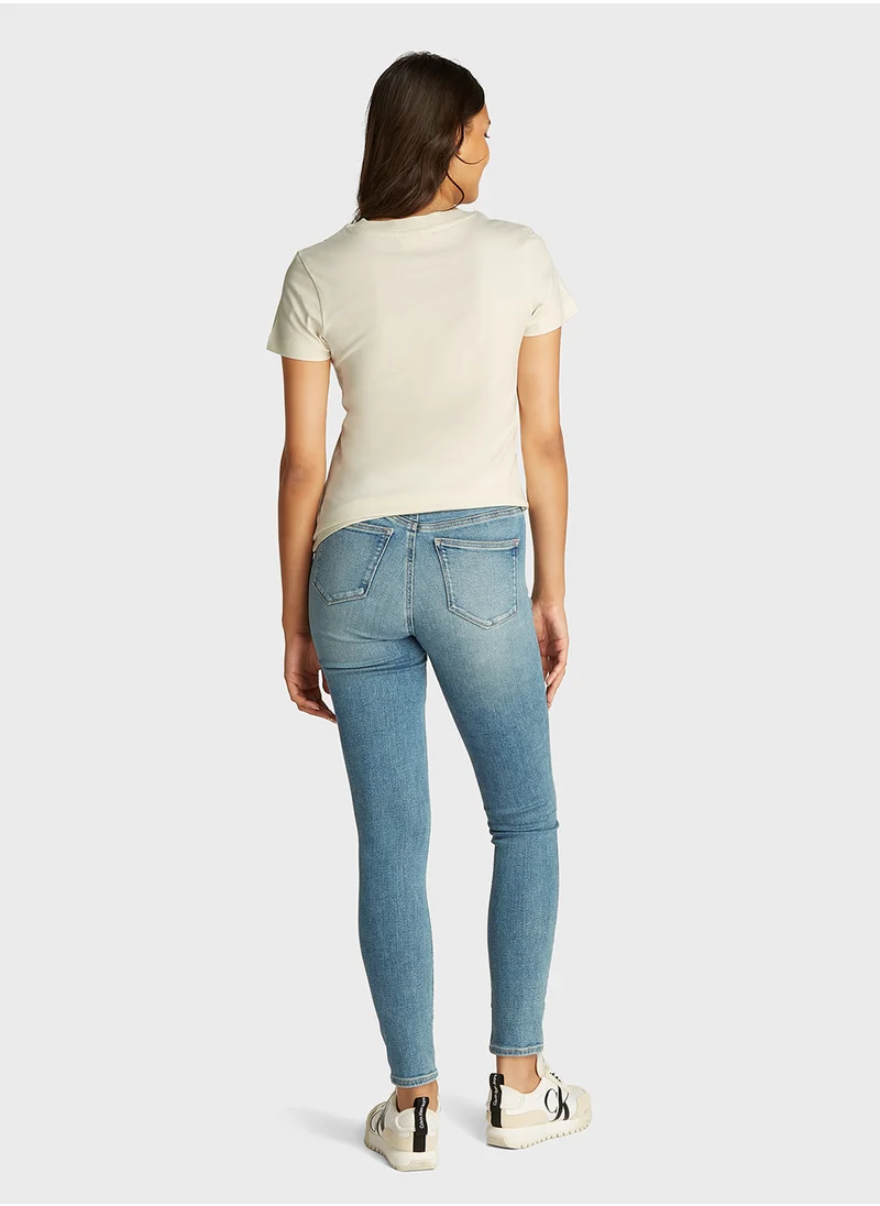 كالفن كلاين جينز Monologo Slim Tee