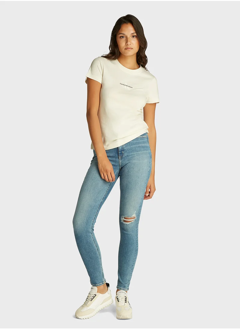 كالفن كلاين جينز Monologo Slim Tee