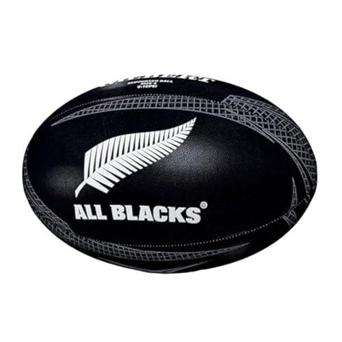 Gilbert All Blacks Rugby Supporter Ball, Size 5 - Image 1