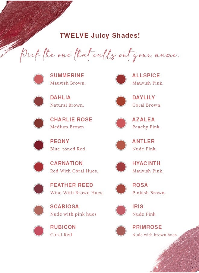 Color Chemistry Color Chemistry Iris Lipstick - 3.5 g, Lip Stick With Soft Matte Finish, For Hydrating, Light Weight And Long Lasting  - Image 2