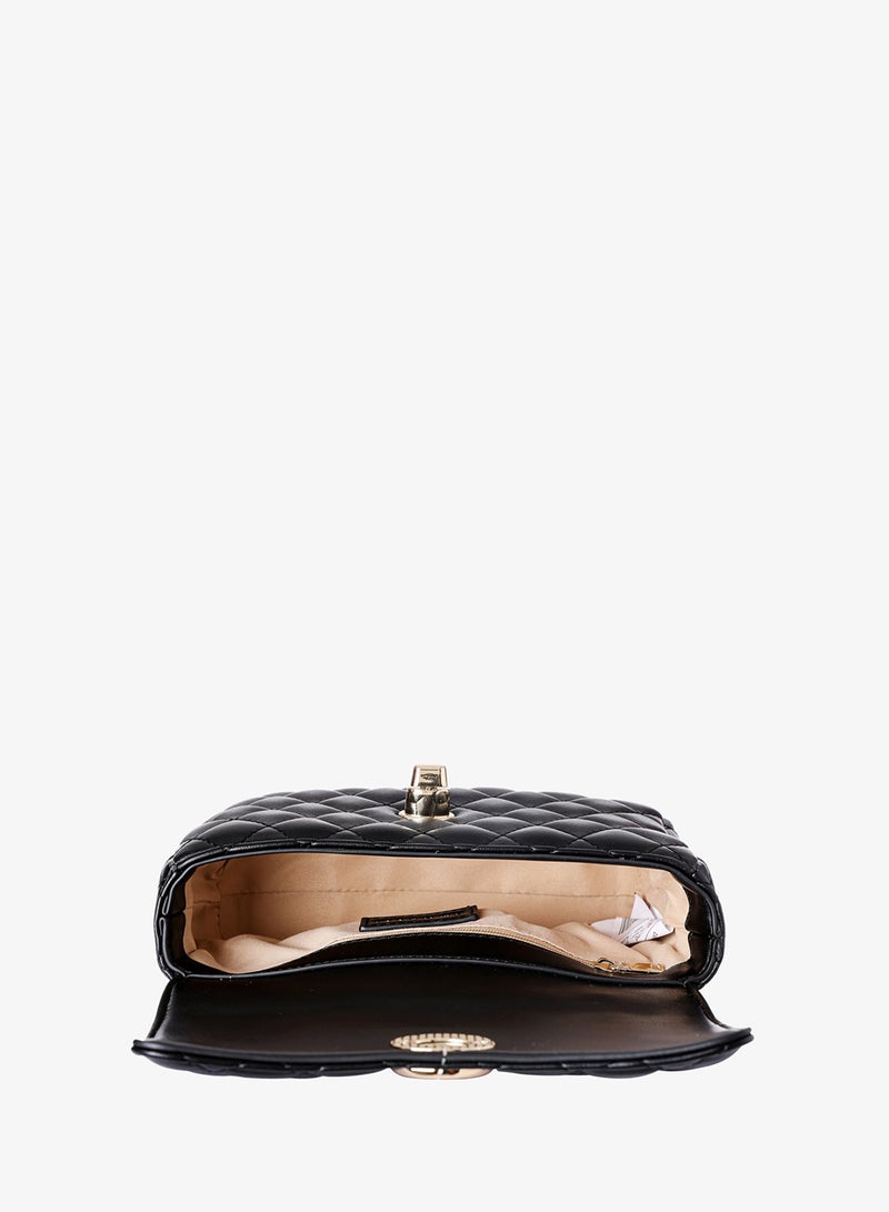 KANELLI Women's handbag from Kanelli, elegant shape New collection AAY2401001-Black - Image 4