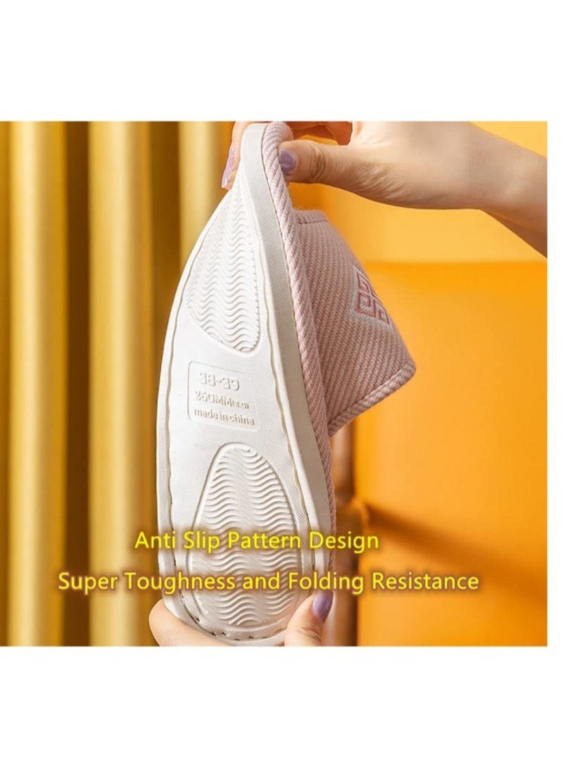 Excefore شبشب منزلي من فوم الذاكرة، شباشب نوم ناعمة وقابلة للتنفس، اقتصادية ومريحة للاستخدام الداخلي والخارجي، للأقدام المتعرقة، شباشب صامتة منزلية، للنساء والرجال - Image 3