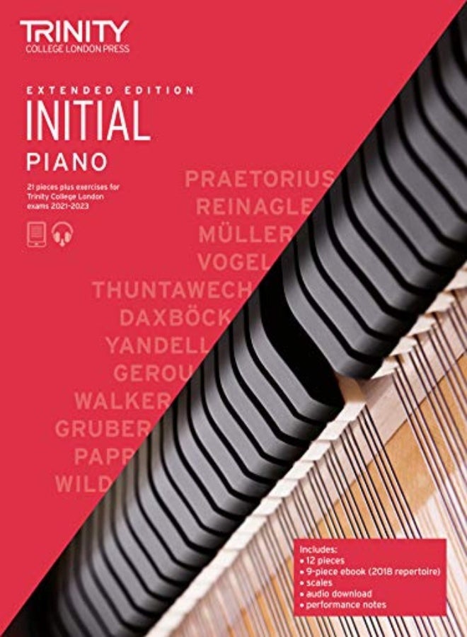 Trinity College London Piano Exam Pieces Plus Exercises 2021-2023: Initial - Extended Edition: 21 pi 
