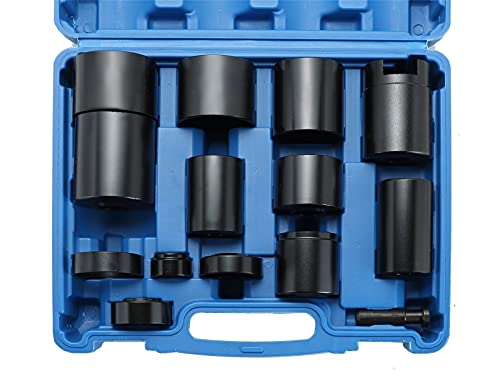 ATPEAM 14 Pcs Master Ball Joint Service Adapter Set Ball Joint Replacement and Installer Adapter Tool Compatible for GM and Dodge 2WD and 4WD Cars Trucks and SUVs - Image 1