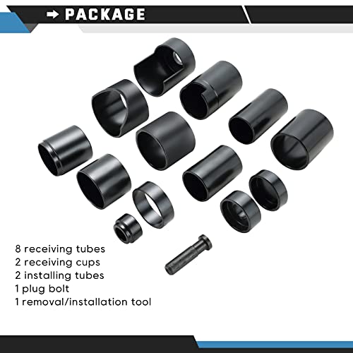 ATPEAM 14 Pcs Master Ball Joint Service Adapter Set Ball Joint Replacement and Installer Adapter Tool Compatible for GM and Dodge 2WD and 4WD Cars Trucks and SUVs - Image 2