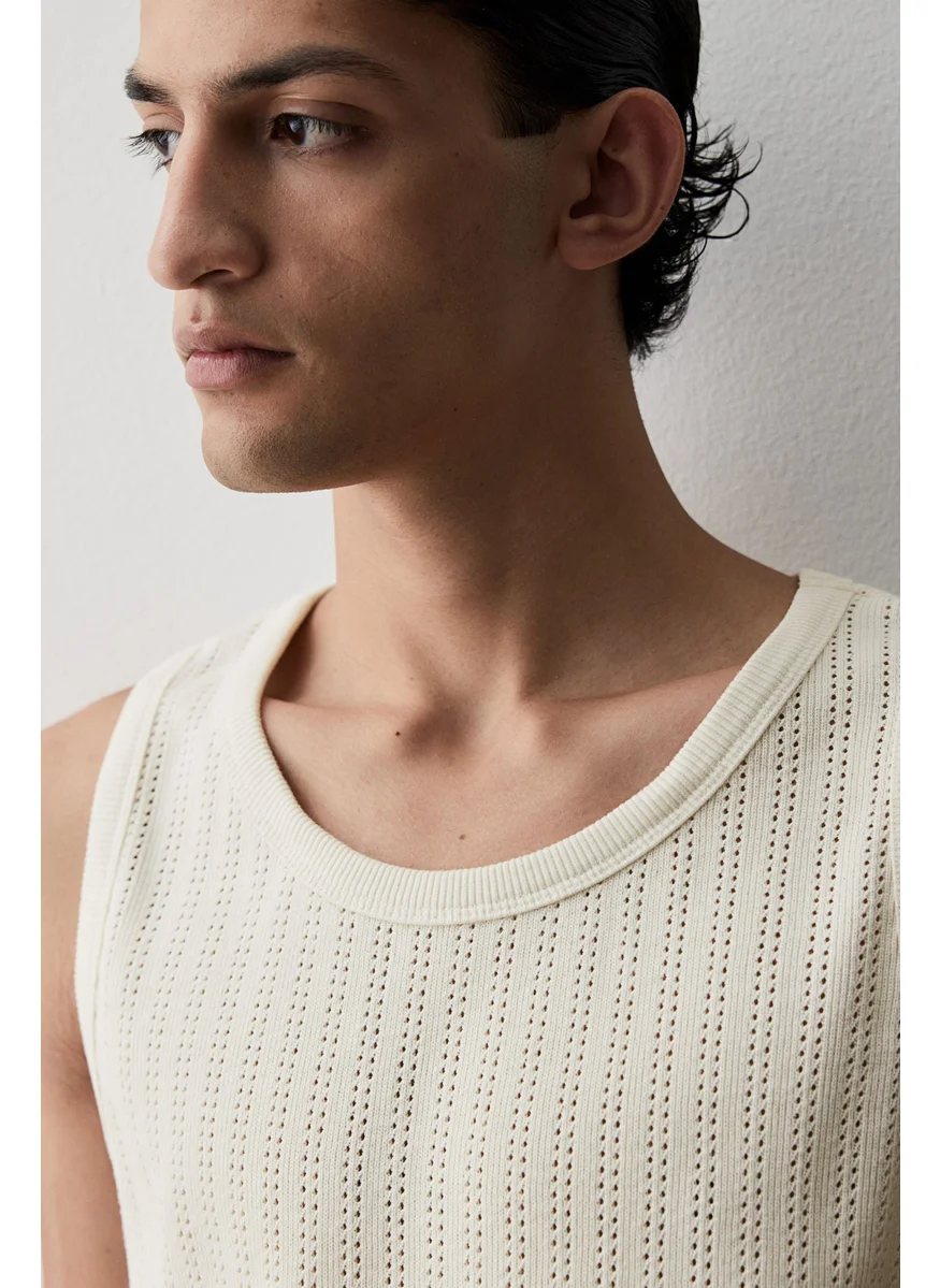 اتش اند ام Slim Fit Pointelle Jersey Vest Top