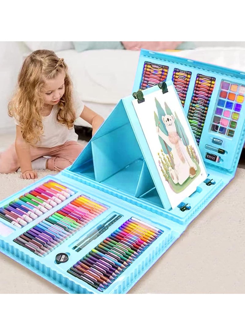 Luxury Drawing and Coloring Set of 208 Pieces for Kids Aged 6-12 by Tomi Home, Watercolor Coloring Pens for Girls and Boys - Image 2