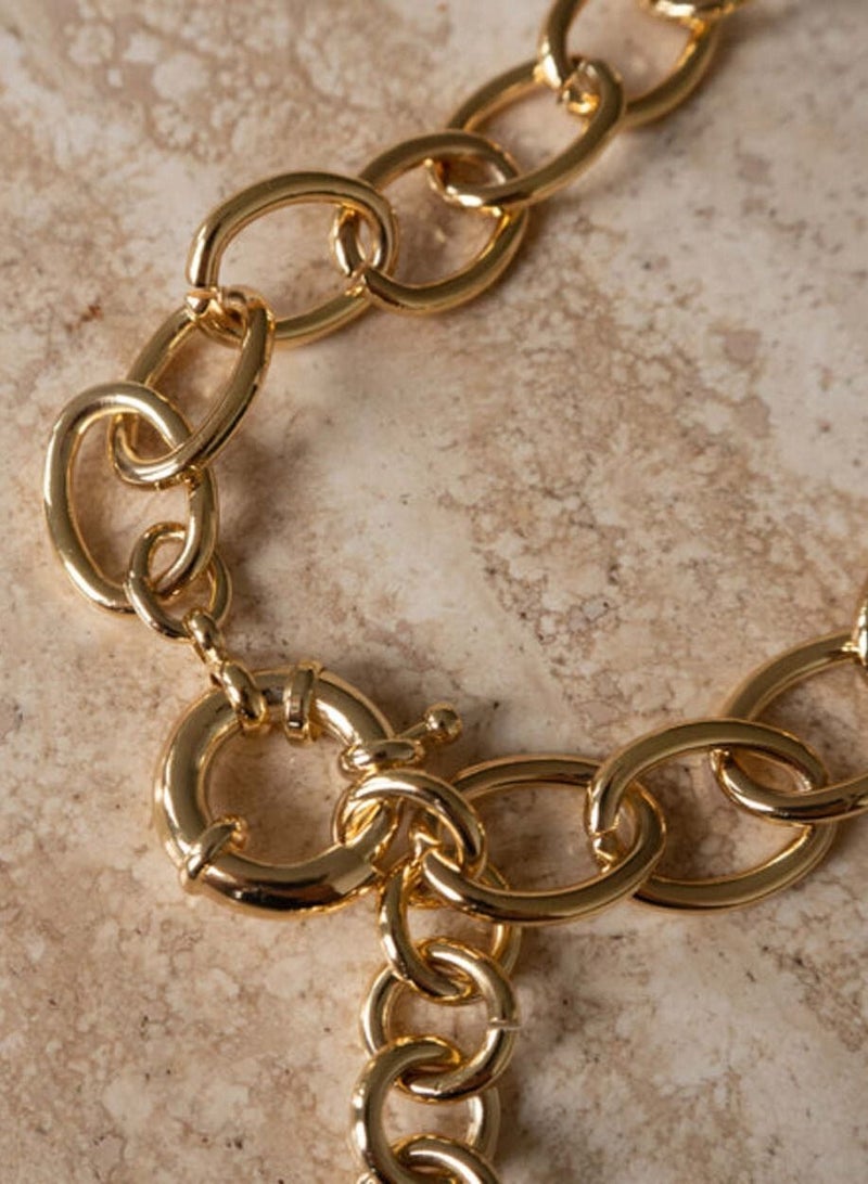 LUV AJ Cleo Chain Necklace-Gold - Image 3