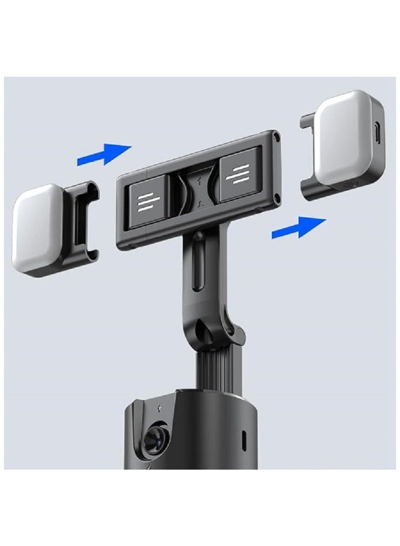 Smart Capture Hub, Foldable Auto Face Tracking Phone Holder with 360 Degree Rotation Tripod, Gesture Control, Ideal for Vlogging, TikTok, and Seamless Live Streams  - Image 4