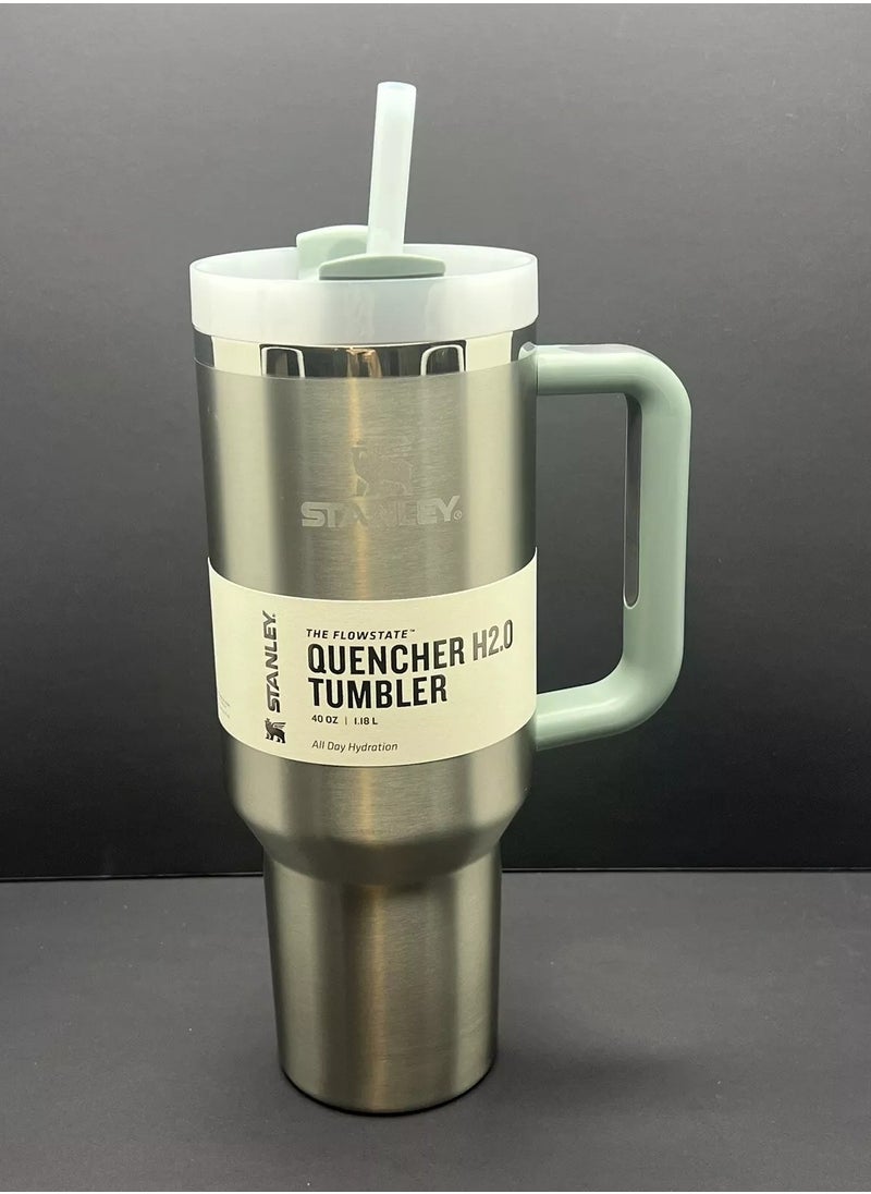 Stanley - Stanley cup H2.0 Stainless Steel with Lid and Straw for Water Iced Tea,Coffee and Smoothie - Image 1