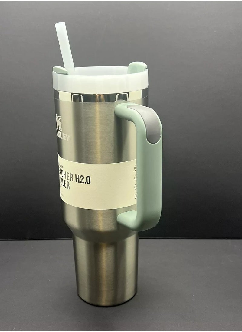 Stanley - Stanley cup H2.0 Stainless Steel with Lid and Straw for Water Iced Tea,Coffee and Smoothie - Image 1
