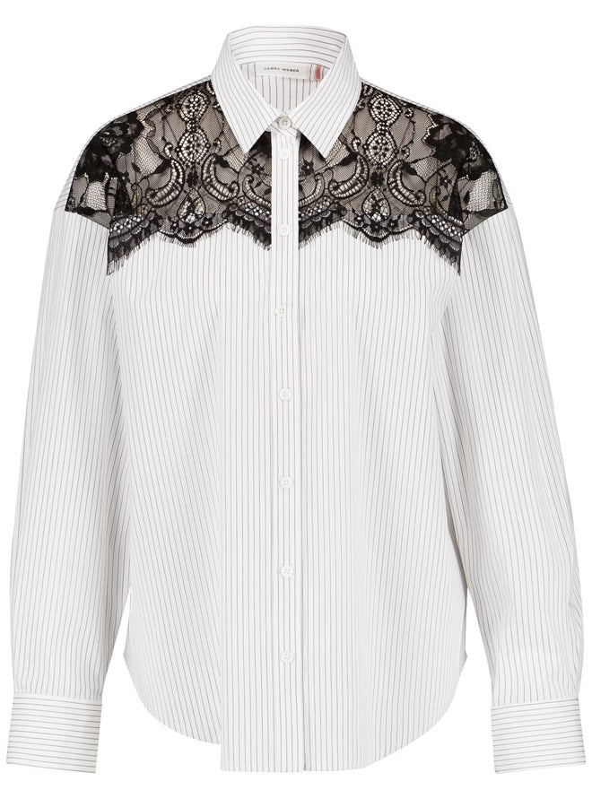 GERRY WEBER Striped Long Sleeve Shirt  - Image 3