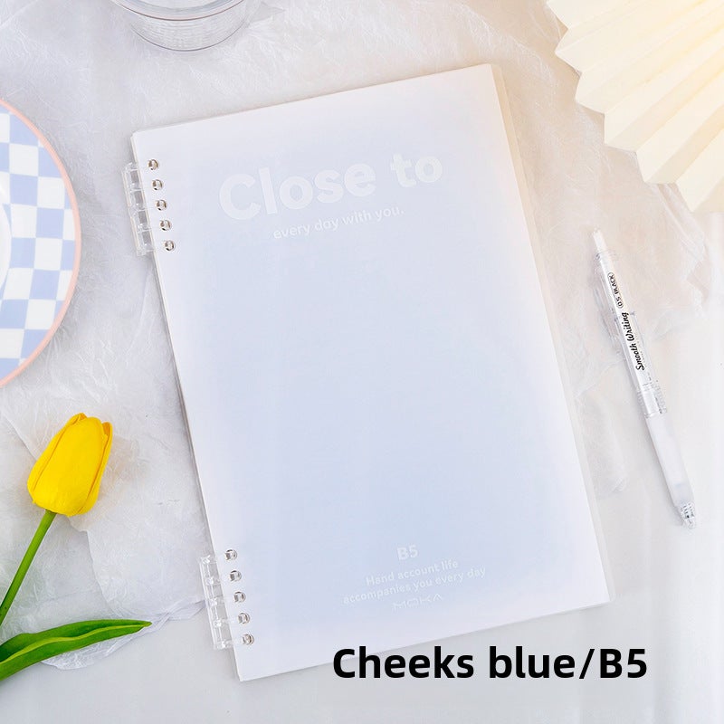 Generic Gradient Blush Ring Binder Notebook A5/B5 for Students B5 Blue 