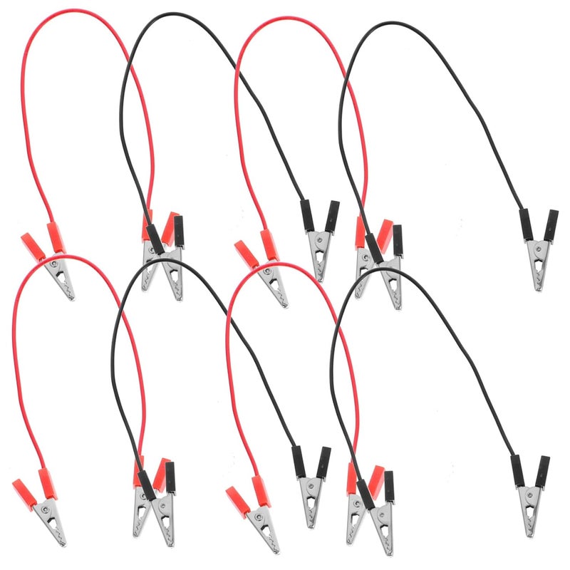 Popular trusted craftsmanship 8Pcs Insulated Copper Wire with Alligator Clips Dual Head Test Leads for Electrical Experiments Durable and Copper Construction for Physics Projects and Home Light & heavy use compatible Nationwide warehouse layout Market need oriented construction Upgraded simple practical design Global production standard crafted KSA stocked goods Stable local goods source General standard compliant quality Wear resistant Odor free color Global assemble options Personal & public compatible Long lasting universal build Standard fit Wet anti slip Multi-use detailed build Indoor outdoor use Flexible usage build Local supply chain stock Priority based order prep Home & professional compatible Desert area eligible deliver Licensed warehouse stored goods Comfort grip - Image 1