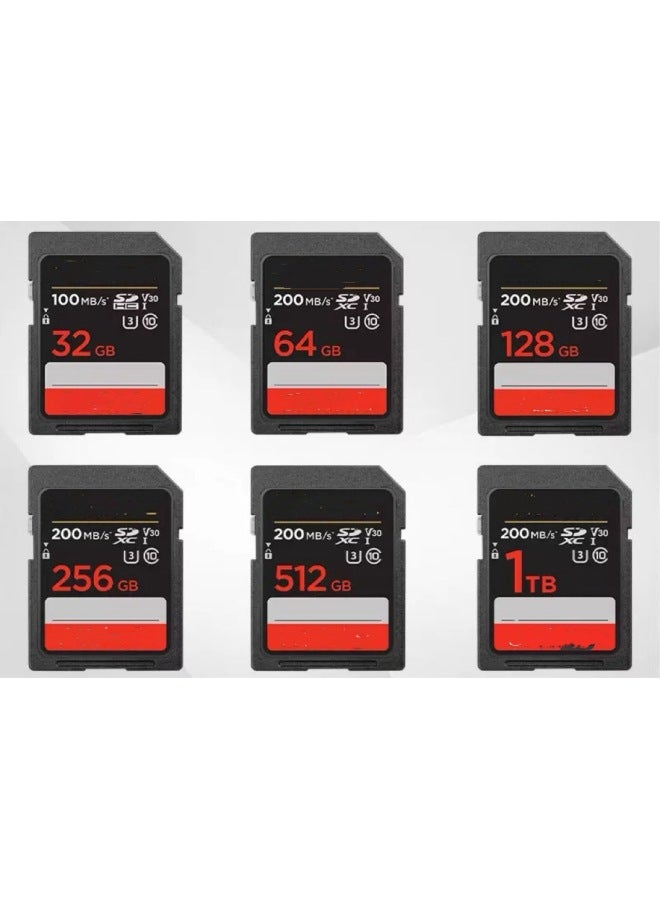 Cross-Border Digital Camera Memory Card Sd Large Card 32G64G128G256G512G High-Speed Ccd Storage Card Sd Card
