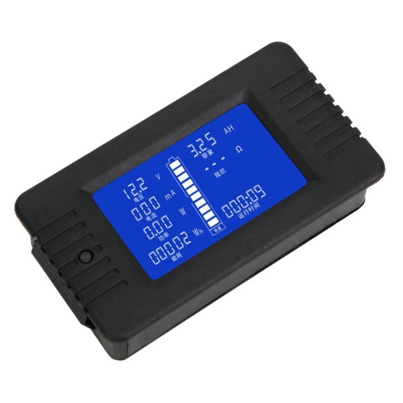 Battery Tester 0-200V 0-300A LCD Display 9 Measurement Parameters Voltage Current Power - High Accuracy Chip Control for Various Battery Types - Image 1