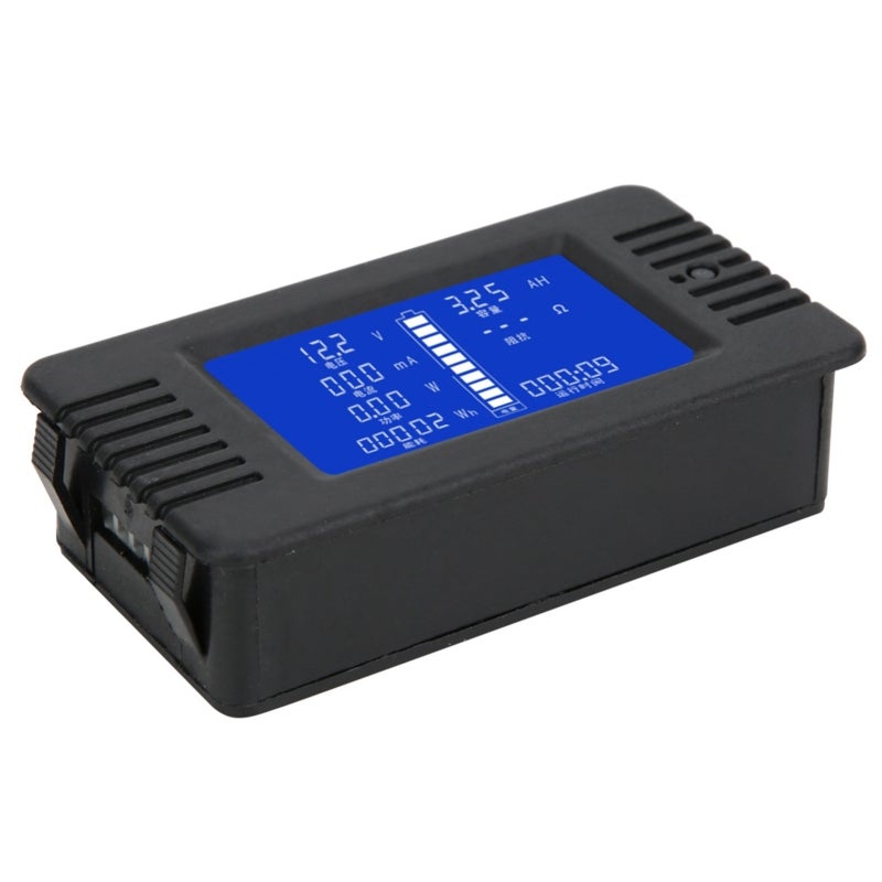 Battery Tester 0-200V 0-300A LCD Display 9 Measurement Parameters Voltage Current Power - High Accuracy Chip Control for Various Battery Types - Image 4