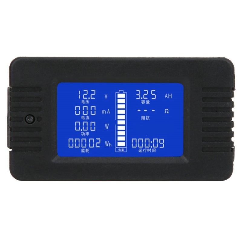 Battery Tester 0-200V 0-300A LCD Display 9 Measurement Parameters Voltage Current Power - High Accuracy Chip Control for Various Battery Types - Image 2