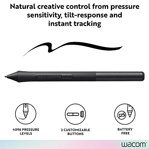 Wacom LP1100K 4K Pen for Intuos Tablet Black - Image 3