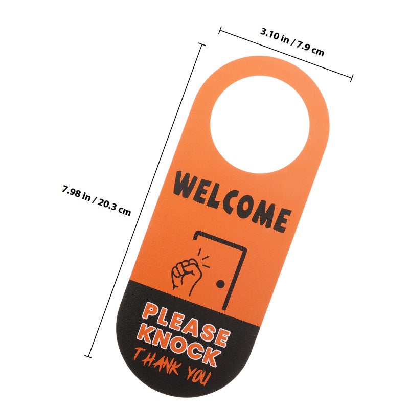 Door Hanger Sign Office Door Knob Hanger Sign Please Knock Door Sign Sign - Image 2