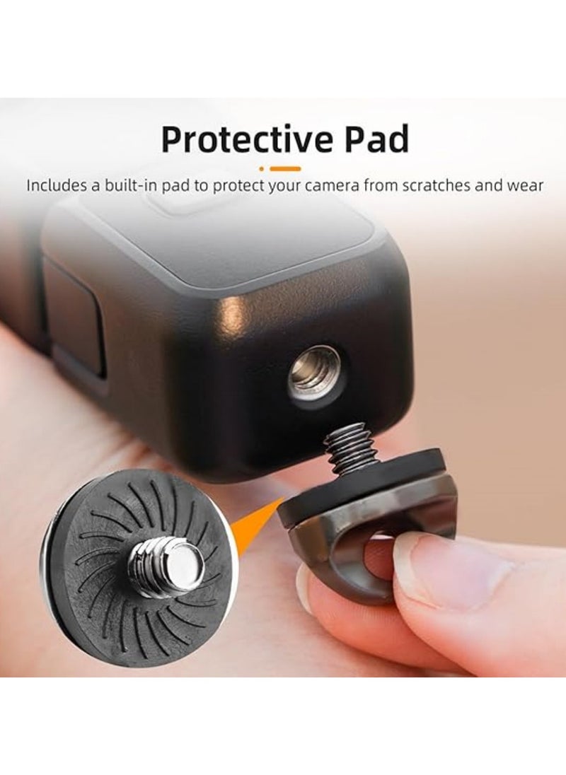 Generic Camera Wrist Strap Lanyard with Screw for DJI Osmo Pocket 3 for Insta 360 X3/X4/X2 Universal Hand Strap for DSLR Cameras Action Cameras Selfie Sticks (Black)  - Image 4