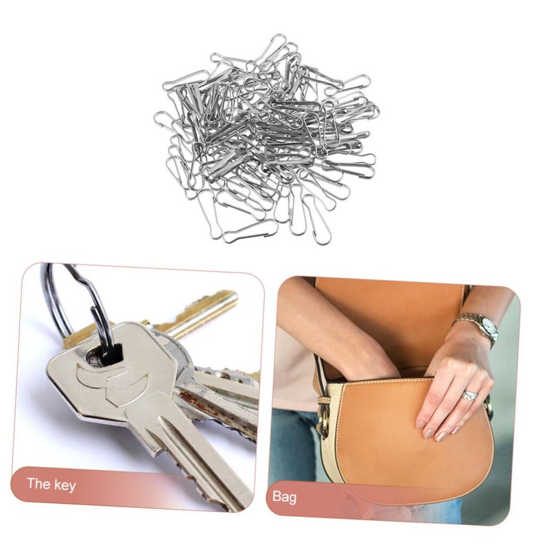 120 Pcs Stainless Steel Spring Snap Hooks Metal Key Chain Clips For Outdoor Activities Projects Lanyard Hook For Keys Gear - Image 5