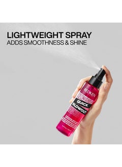 REDKEN Redken Quick Blowout Heat Protectant Spray | Smooths & Adds Shine | Lightweight Blowdry Styling Primer & Heat Protection for Blowouts | For All Hair Types  - Image 4