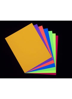 UCREATE Premium Coated Poster Board, 5 Assorted Neon Colors, 22" X 28", 25 Sheets  - Image 3